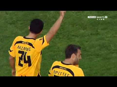 Aris - Ael 1-1 (Lazaridis Goal)