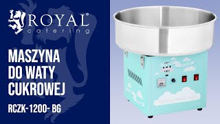 Maszyna do waty cukrowej Royal Catering RCZK-1200- BG | Prezentacja produktu 10011084