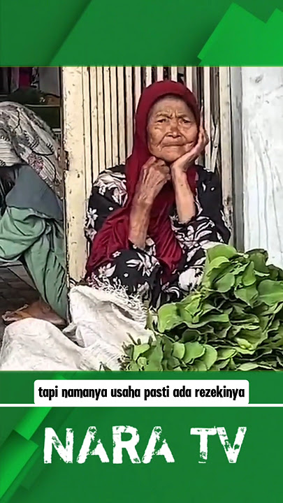 kasihan banget, nenek jual sayur sampai sore hanya dapat segini