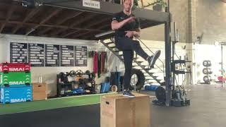Box Pistol Squat demonstration