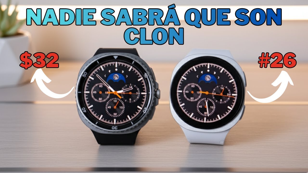 Clon Galaxy Watch 8 Classic: ¿La RÉPLICA PERFECTA de AliExpress? | Review + Unboxing