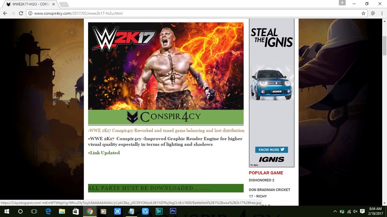 wwe2k17 full pc download