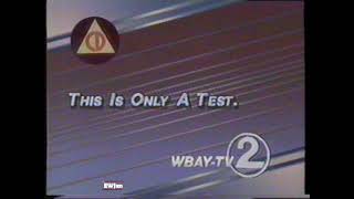12/2/1989 WBAY EBS Test Channel 2 Green Bay Wisconsin