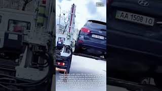 Side lift tow truck innovative rescue #viral #tools #smart #car