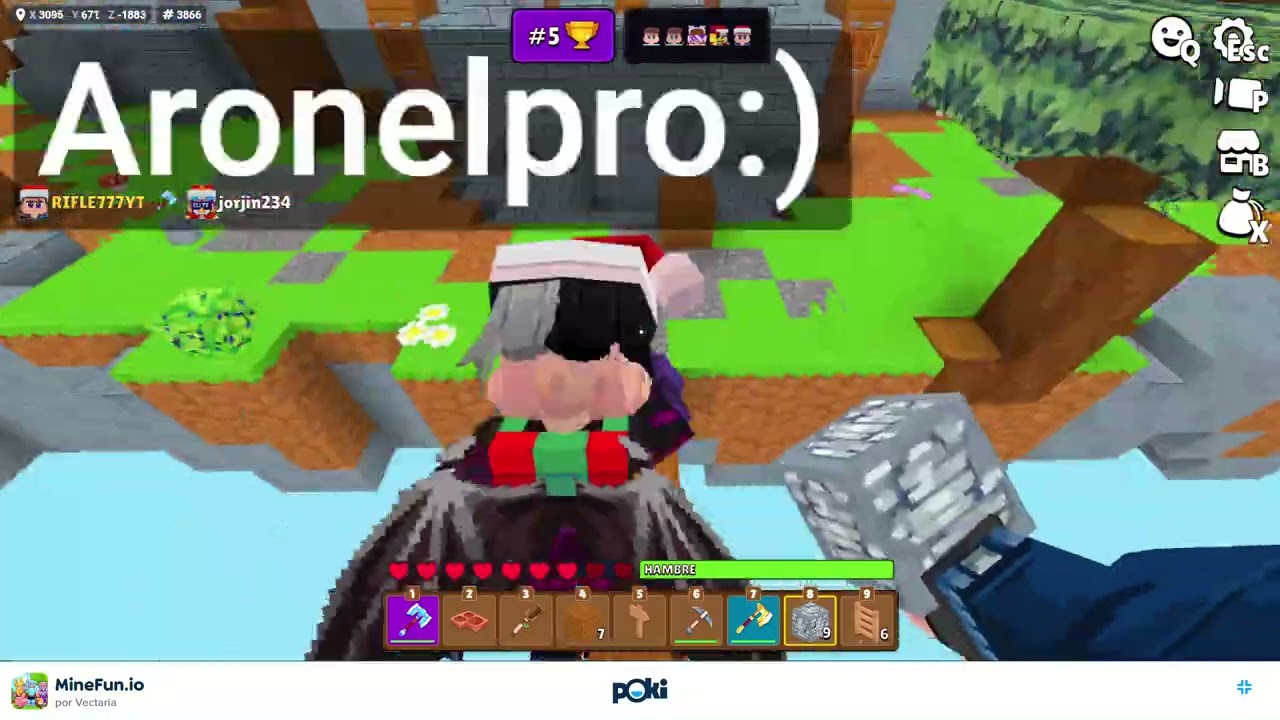 NAAAH ARON COMO CAISTE EN LA TRAMPA    xD