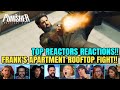 Reactors React to Frank Vs Bounty Hunters Rooftop Fight Scene | The Punisher: One Last Kill (2026)