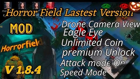 Horror Field MOD Menu  Apk V 1.8.4 (Primium Unlock 🔓) 2025 Eagle View & No Ads। RDX point