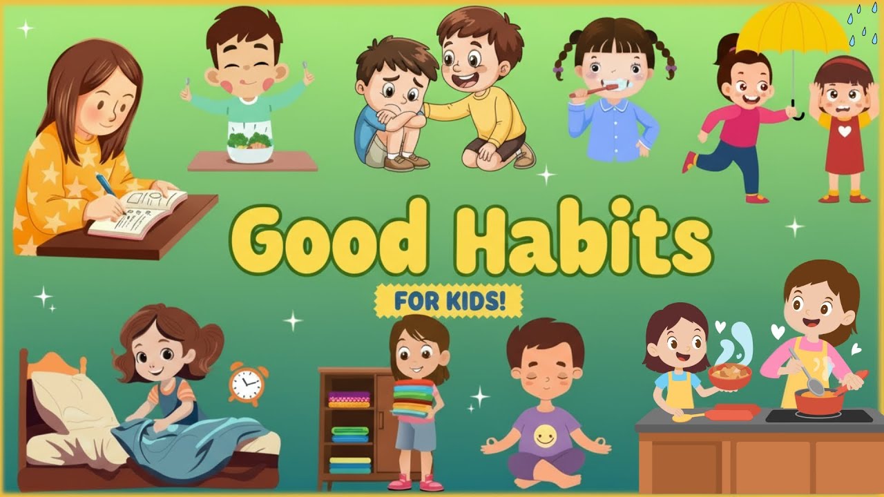 Good Habits for Kids | Good Manners | Daily Habits for Preschoolers