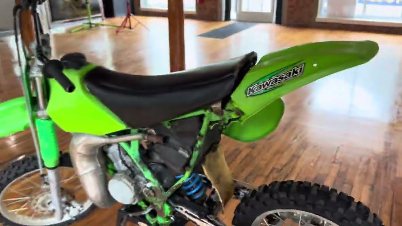 1991 Kawasaki KX80 - YouTube