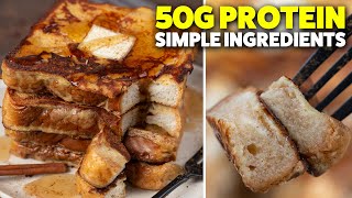 Protein French Toast with Cottage Cheese | No Protein Powder Needed