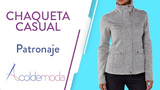 Clase 16: Chaqueta Casual | Patronaje | Curso Patronaje