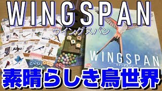 【WINGSPAN ウイングスパン】鳥こそ全て。競争型エンジン・ビルドゲーム！【ボードゲーム紹介】