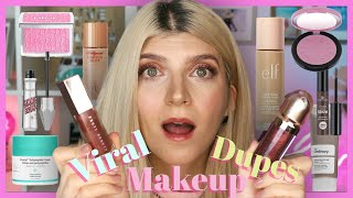 Δοκιμάζω τα πιο VIRAL TIKTOK MAKEUP DUPES #2 | katerinaop22