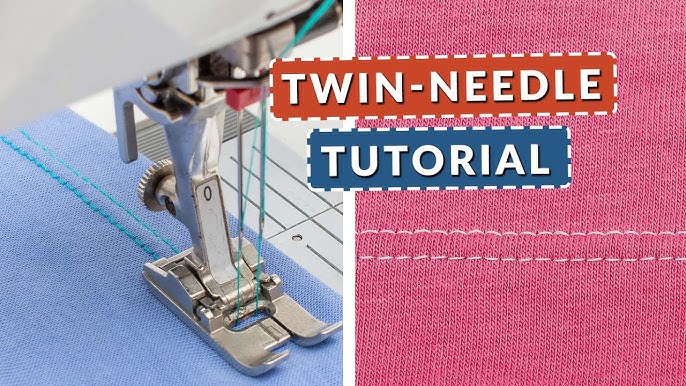 How to use the Twin needle with Brother sewing machine 