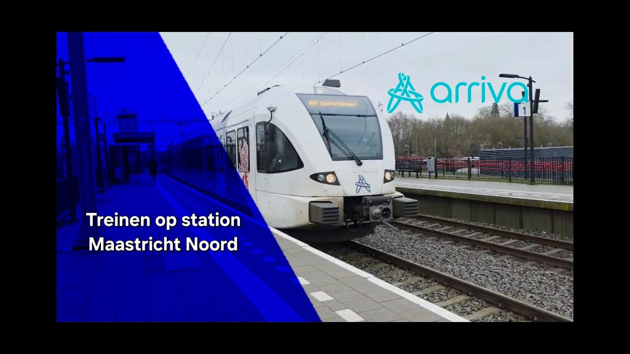 Treinen op Station Maastricht Noord