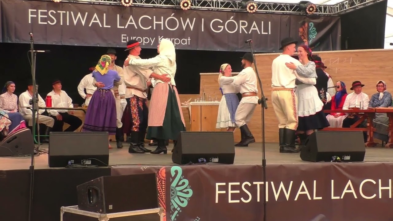 Zespół Regionalny STAROSĄDECZANIE - festiwal Lachów i Górali - Piwniczna 2023