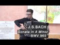 Bach: Sonata A minor, Prelude &amp; Fugue BWV 965 ACCORDION Puneyko Бах Пунейко баян Accordeon Akkordeon