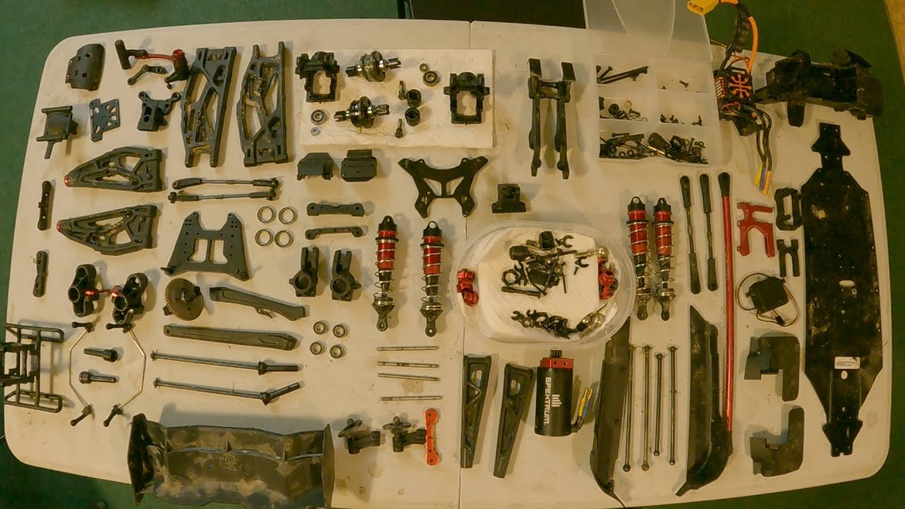TIME LAPSE. Disassembling Arrma Kraton 6S after a muddy training - YouTube