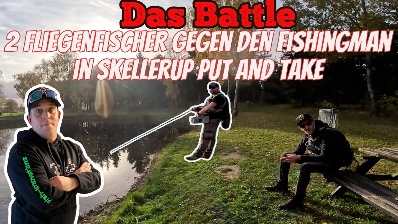 Das battle in d nemark am put and take see skellerup 2 fliegenfischer