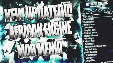 NEW UPDATED!! GTA 5 BEST AFRICAN ENGINE MOD MENU 2018!! | LINK IN THE DESCRIPTION! | (JTAG/RGH ONLY)