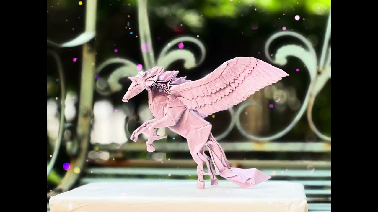 折纸天马 B3 （神谷哲史）Origami Pegasus B3 (Satoshi Kamiya) - YouTube