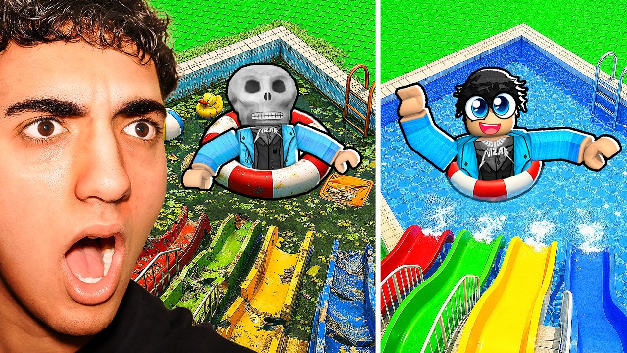 Opening The WORLD'S BIGGEST WATERPARK in ROBLOX... *INSANE*