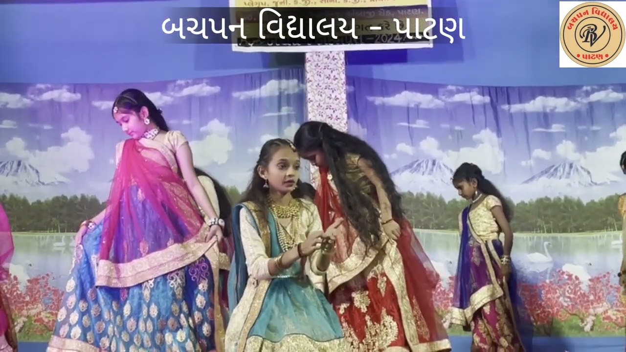 Dipika Padukone's movies songs dance performance by standard 6 girls in annual function