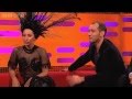 Jude Law tries to avoid getting hit by Lady Gaga's hat - The Graham Norton Show: Episode 5 - BBC