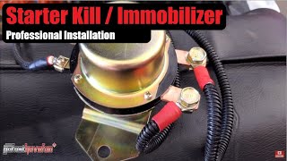 How to Wire Starter Kill Switch with a Relay or Solenoid (Immobilizer Install) | AnthonyJ350