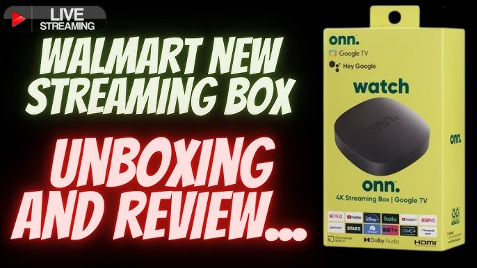 onn. Google TV 4K Streaming Box (New, 2023), 4K UHD resolution