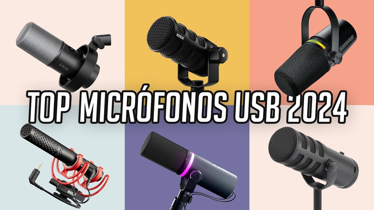 Mejores MICRÓFONOS USB (2024) para CREADORES DE CONTENIDO