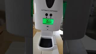 自動ウォッシュ検温ディスペンサー