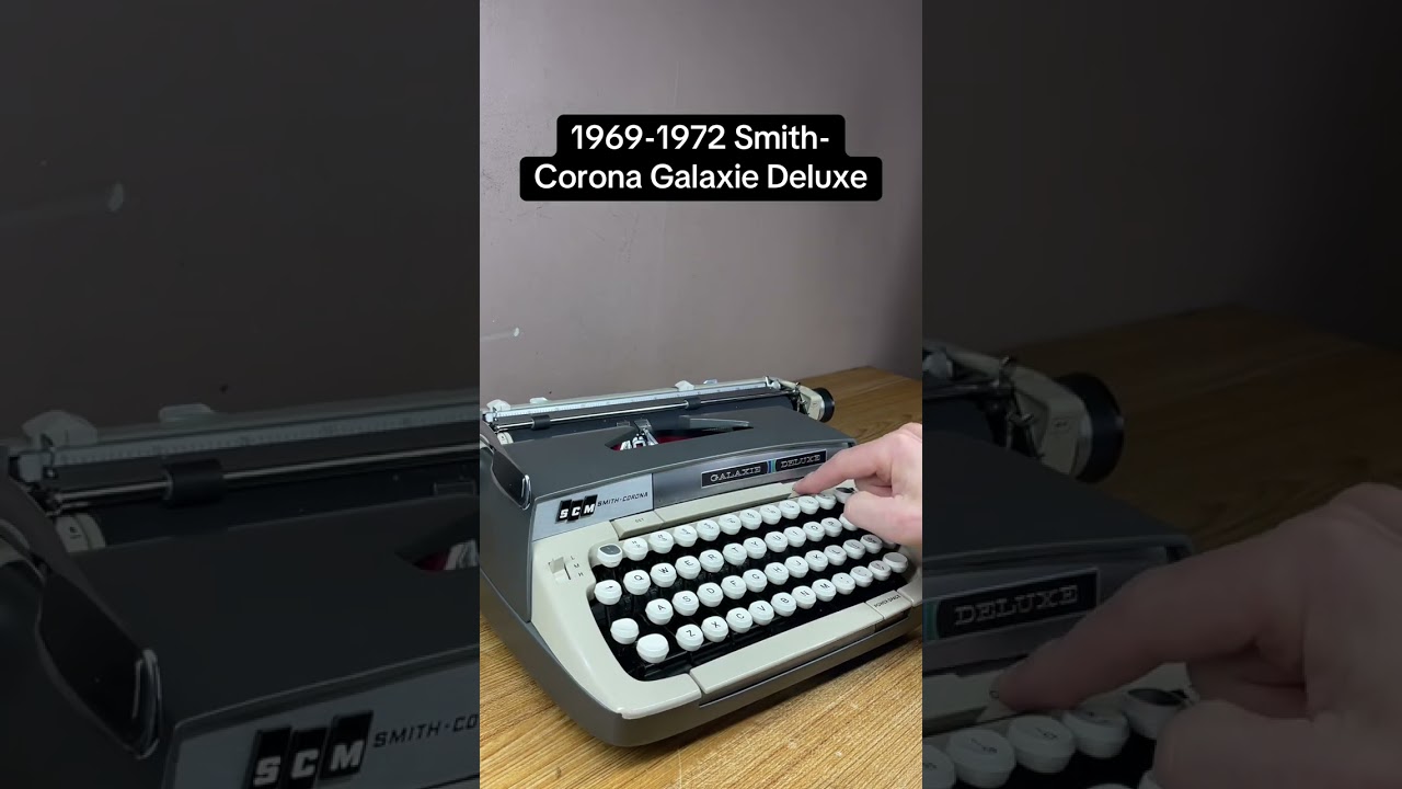 How to use all functions on a 1969-72 Smith-Corona Galaxie Deluxe