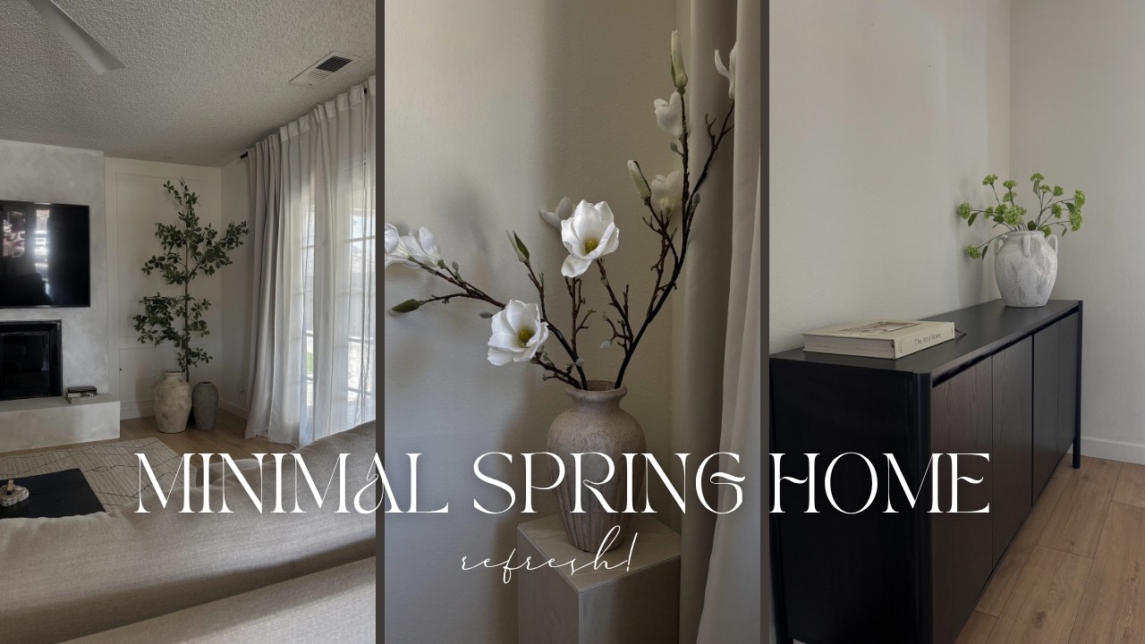 Spring Decorate With Me 2026 | Minimal Style - YouTube