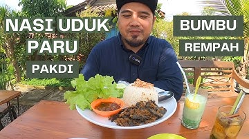 NASI UDUK PARU BUMBU REMPAH RASANYA MAKNYUSSSS TEMPATNYA NYAMAN SUASANA PEDESAAN