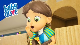 Baby Alive Official  Princess Teo Trapped in the Tower! Rapunzel Story  NEW  Kids Videos