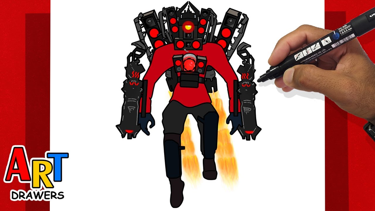 Ready go to ... https://youtu.be/SYB9gmw4besTITAN [ How To Draw TITAN SPEAKERMAN ð±UPGRADED New Skibidi Toiletð ]