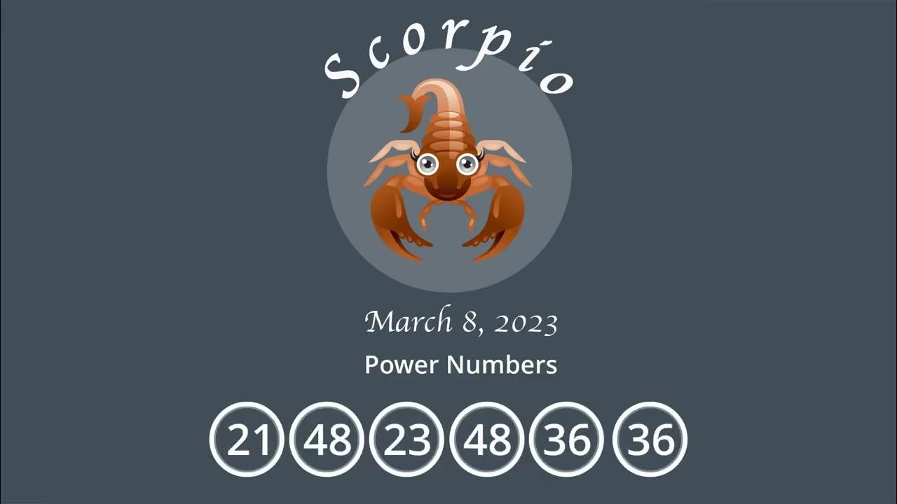 Scorpio horoscope for March 8, 2023 YouTube