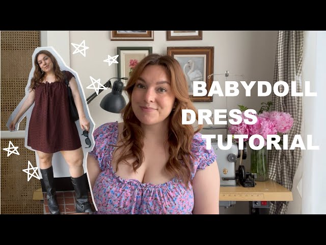 how to make a babydoll dress more fitted THE PERFECT BABYDOLL DRESS TUTORIAL✨🍦 - Sundaze Hack (Sewing tutorial)