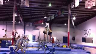 Nicole Hatchard Hecht and dismount timer