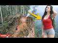 Build a Secret Cliff Shelter Underground Survival With No Food, No Water, Fire Only