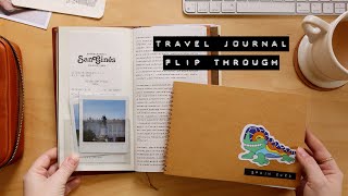 Spain travel journal flip through ✈️ ✸ traveler’s notebook & travelers company spiral notebook