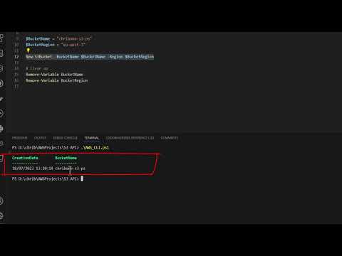 A dive into APIs  (using Amazon S3) - Part 4: Using PowerShell