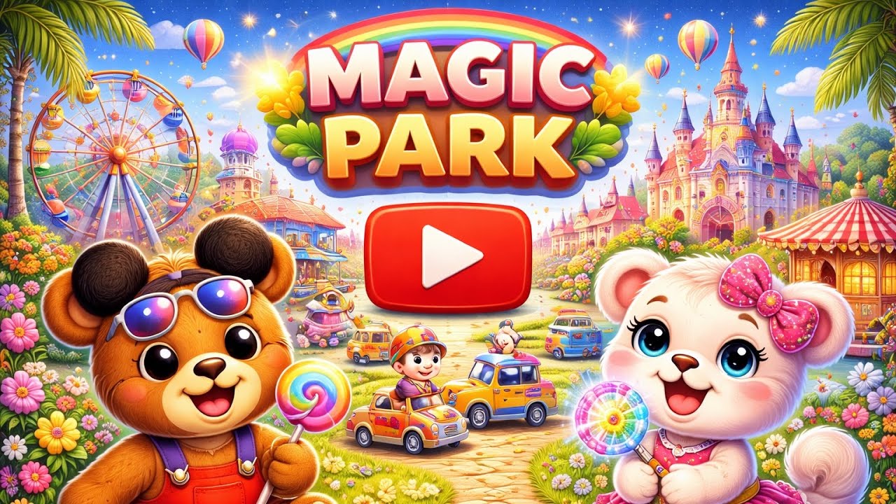 desney 👺Magic Theme Park Fun 🎡 | Colorful Toys & Rides for Kids | Learning & Play