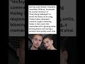 The Look of Love: Hailey’s Reaction to Justin’s Shoutout ❤️🎤 #celebrity #news #shorts
