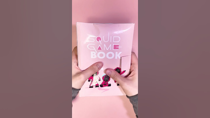 squid game game book🦑 오징어게임 게임북 #papercraft #squidgame #gamebook #blindbag #오징어게임 #종이놀이