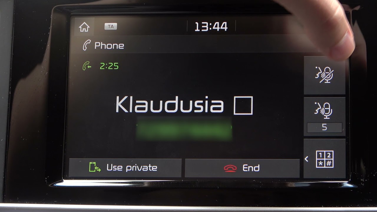 How to Mute Mic During Phone Calls in KIA Sportage? 2019 Fourth