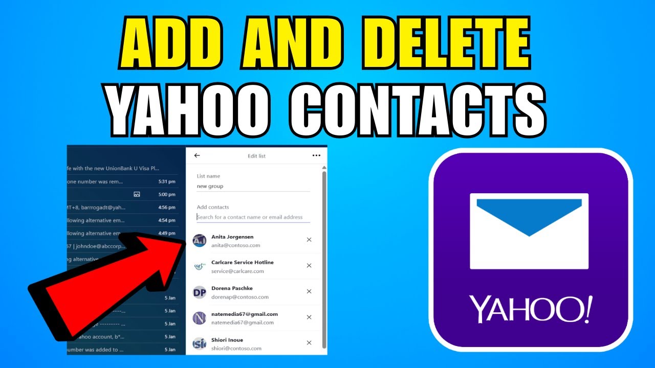 How To Add And Delete Yahoo Contacts (2026) (Complete Guide) - YouTube