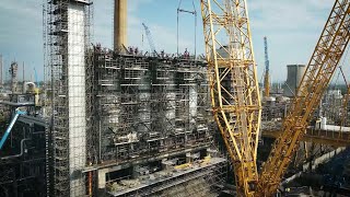 Coke drums replacement at Petrobrazi Refinery - Turnaround 2023