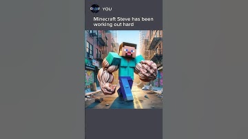 MINECRAFT STEVE IS HIM 🤫🧏🏼 #chatgpt #ai #aigenerated #mewing